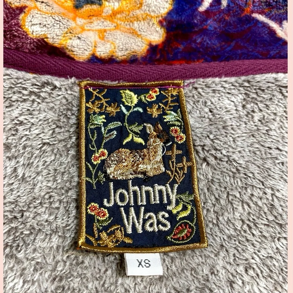 Johnny Was Phoenix Zip Up Long Robe - Picture 8 of 11